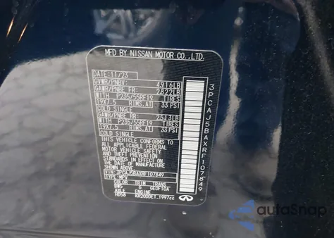 2024 Infiniti Qx50 Luxe from USA, damaged, VIN 3PCAJ5BAXRF107849